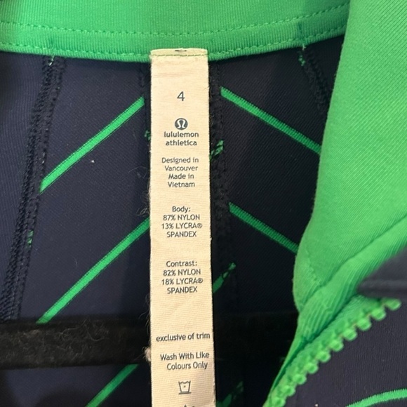 Lululemon Forme Jacket *Cuffins Slalom Stripe Inkwell / Inkwell - Picture 14 of 16